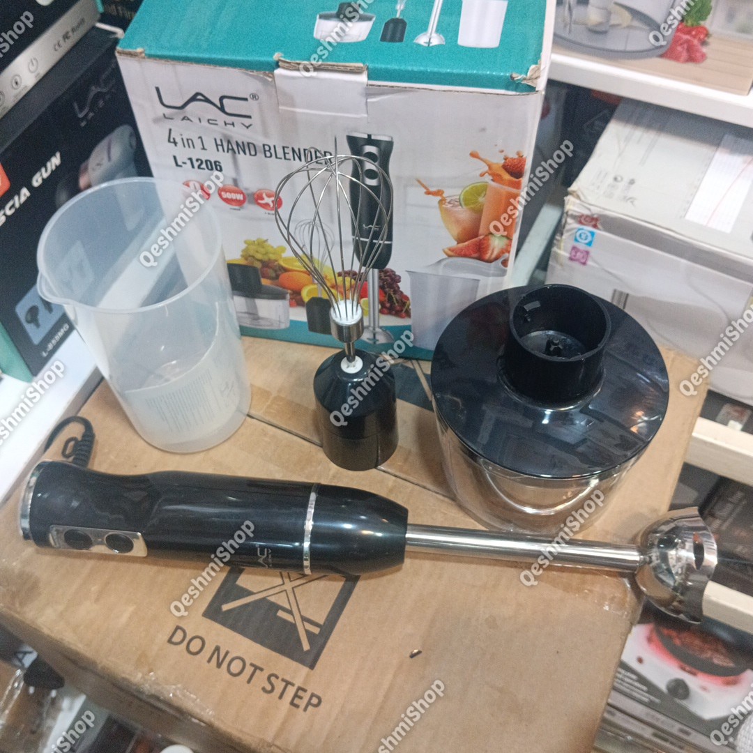 گوشت کوب برقی 4 کاره لایچی LAC LAICHY مدل L-1206 توان 500 وات همراه همزن و خردکن مدل:new kanada0115345