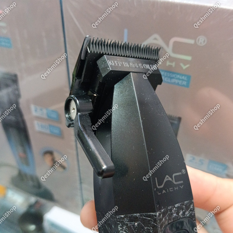 ماشین اصلاح کلیپر حرفه ای LAC Laichy مدل L-959 نمایشگر LCD شارژ Type-C و استند شارژ مدل:new kanada0115332