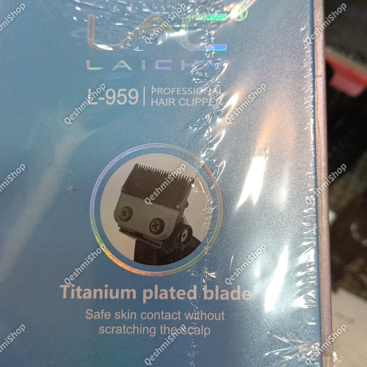 ماشین اصلاح کلیپر حرفه ای LAC Laichy مدل L-959 نمایشگر LCD شارژ Type-C و استند شارژ مدل:new kanada0115332
