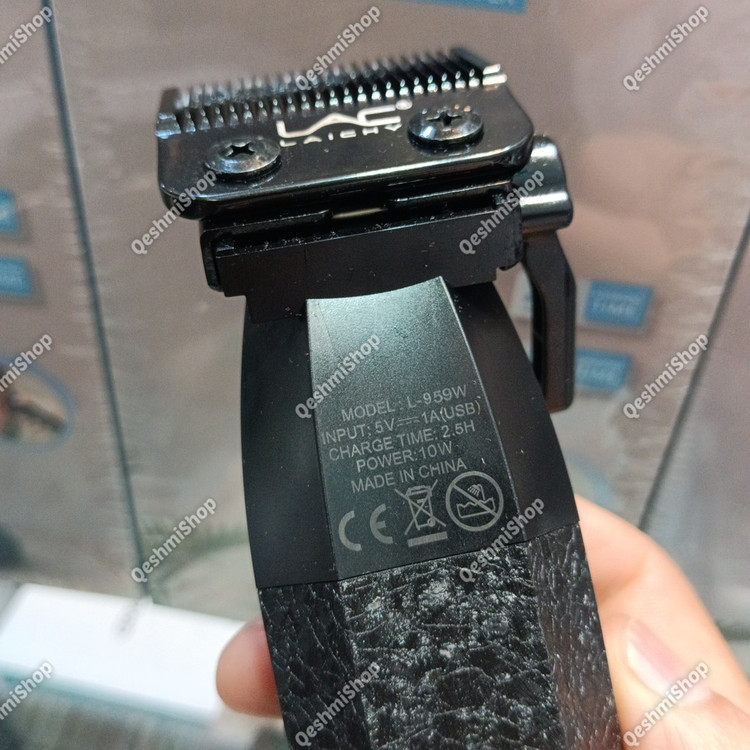 ماشین اصلاح کلیپر حرفه ای LAC Laichy مدل L-959 نمایشگر LCD شارژ Type-C و استند شارژ مدل:new kanada0115332