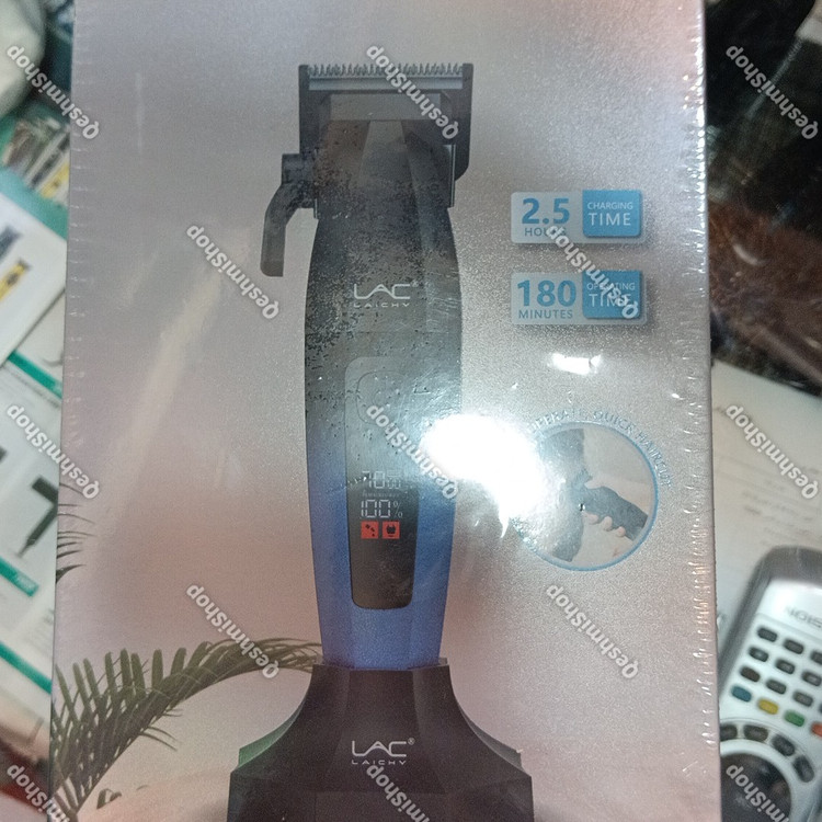 ماشین اصلاح کلیپر حرفه ای LAC Laichy مدل L-959 نمایشگر LCD شارژ Type-C و استند شارژ مدل:new kanada0115332