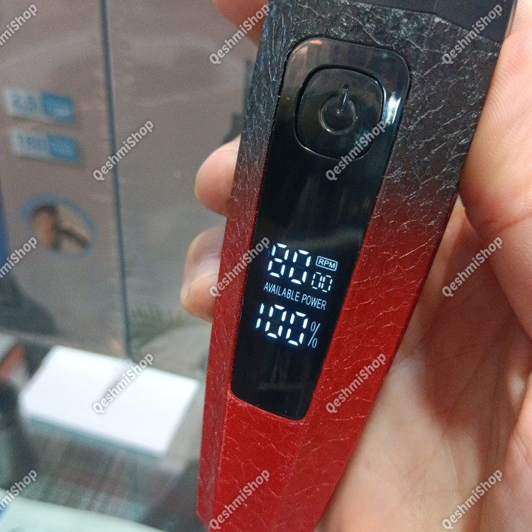 ماشین اصلاح کلیپر حرفه ای LAC Laichy مدل L-959 نمایشگر LCD شارژ Type-C و استند شارژ مدل:new kanada0115332