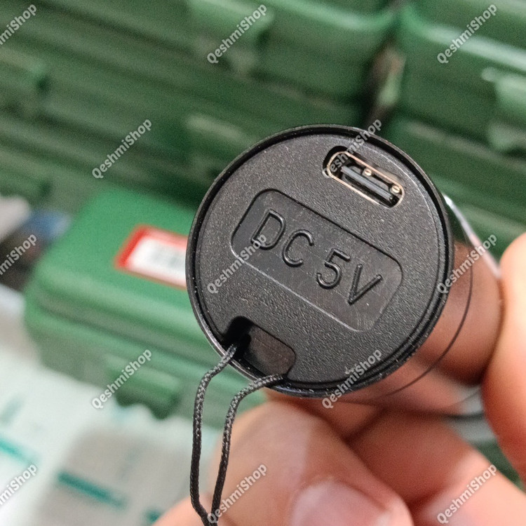 چراغ قوه شارژی چندکاره LED و COB مدل BCT-8002 با نور سفید و قرمز، شارژ Type-C مدل:new kanada0115332