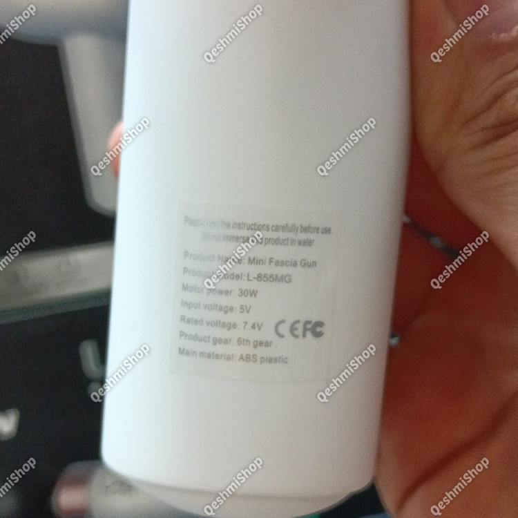 مینی ماساژور تفنگی شارژی LAC مدل L-855MG (همراه با 4 سری تخصصی) مدل:new kanada0115332