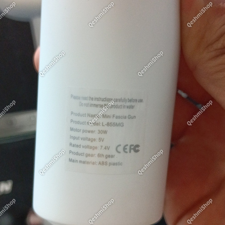 مینی ماساژور تفنگی شارژی LAC مدل L-855MG (همراه با 4 سری تخصصی) مدل:new kanada0115332