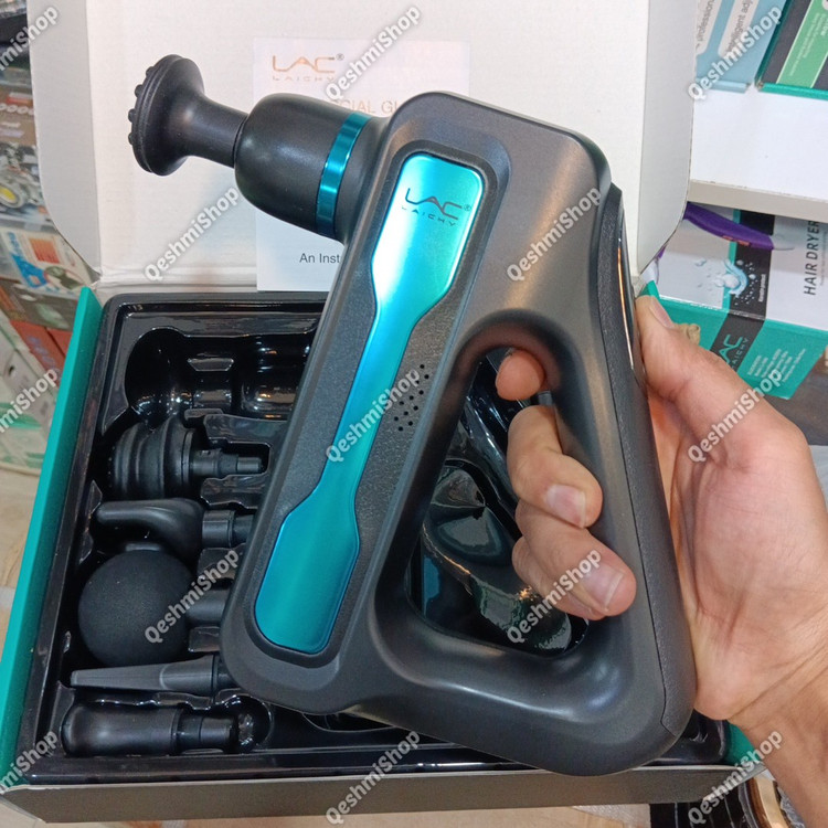 ماساژور تفنگی شارژی LAICHY مدل L-811MG گان ماساژ 8 سری 32 سرعت نمایشگر دیجیتال مدل:new kanada0115332