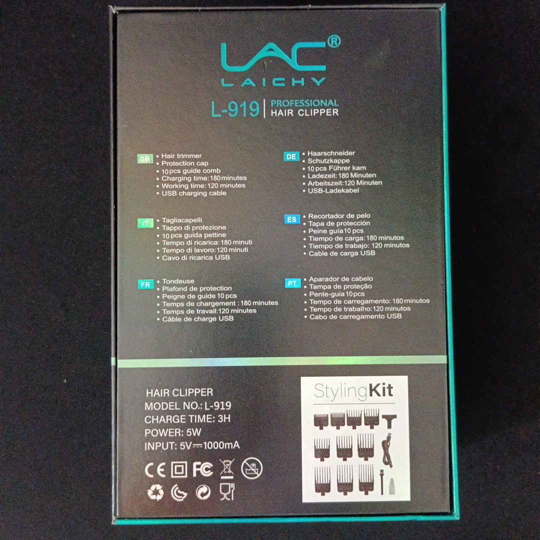 ماشین اصلاح حجم زن لایچی LAC LAICHY مدل L-919 مدل:new kanada0115332