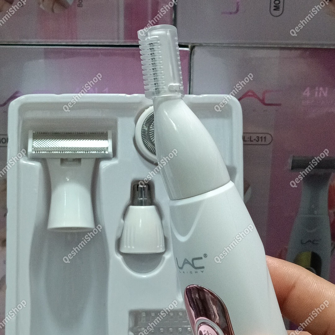 ماشین اصلاح زنانه (موزن) چندکاره LAC L-311 صورت و بدن شارژی مدل:new kanada0115332
