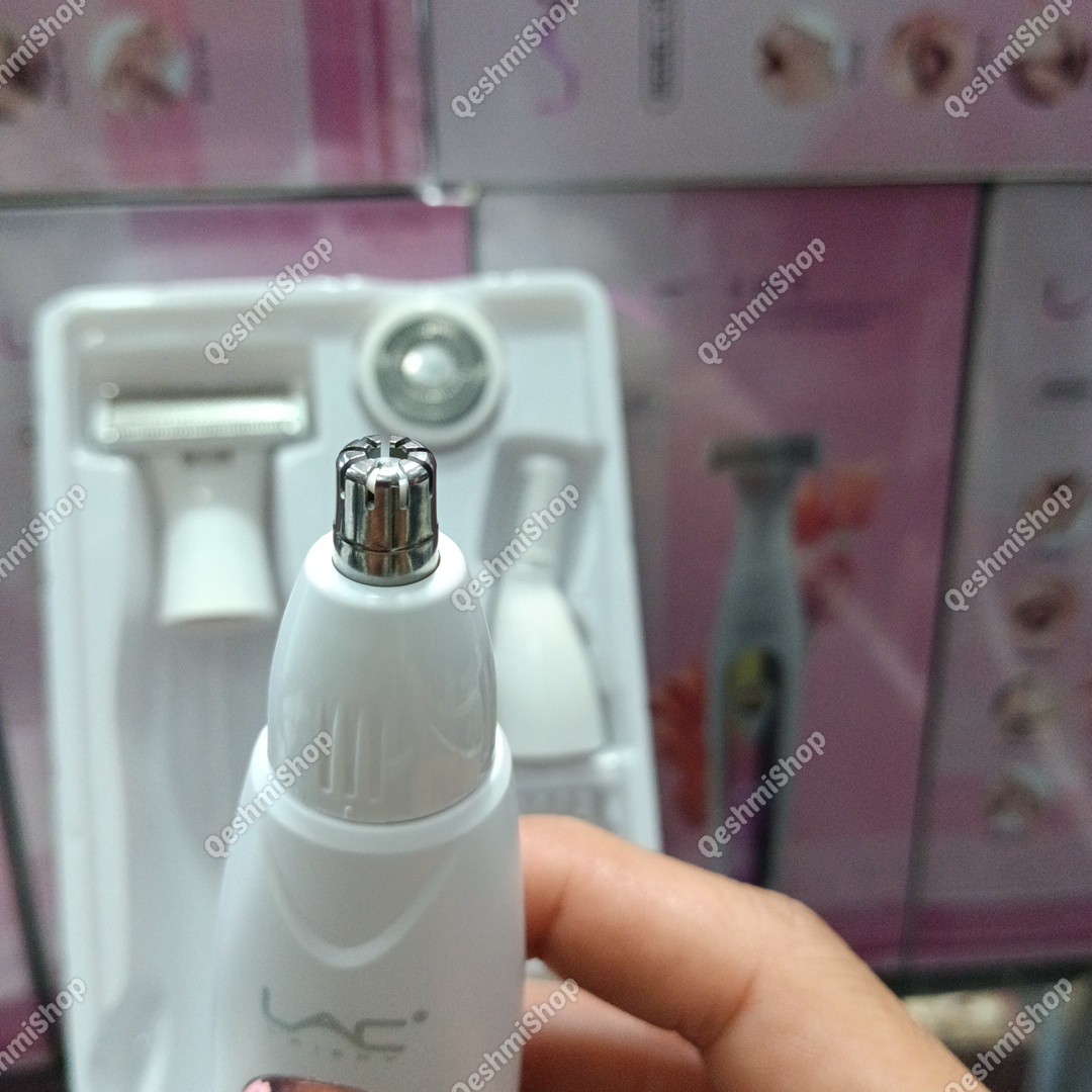 ماشین اصلاح زنانه (موزن) چندکاره LAC L-311 صورت و بدن شارژی مدل:new kanada0115332