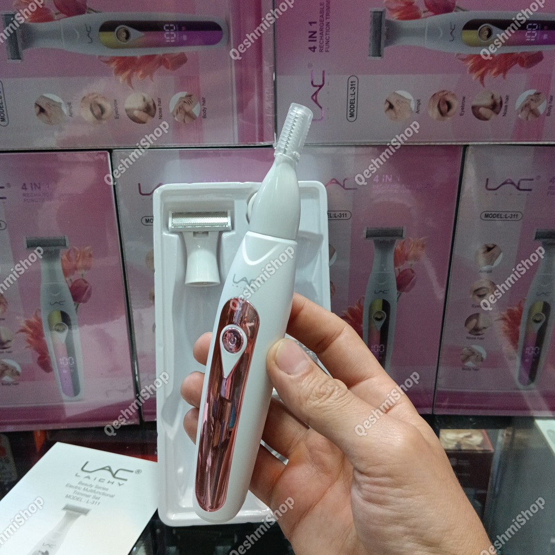 ماشین اصلاح زنانه (موزن) چندکاره LAC L-311 صورت و بدن شارژی مدل:new kanada0115332