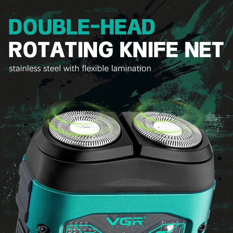 ریش تراش VGR مدل V-344 اصلاح دقیق با موتور 8000RPM و شارژ سریع Type C مدل:new kanada0115332