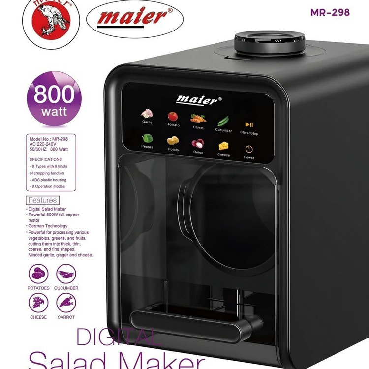 سالاد ساز سری جدید 9تیغه صفحه لمسی مایر مدل MR-298 مدل:new kanada0115332