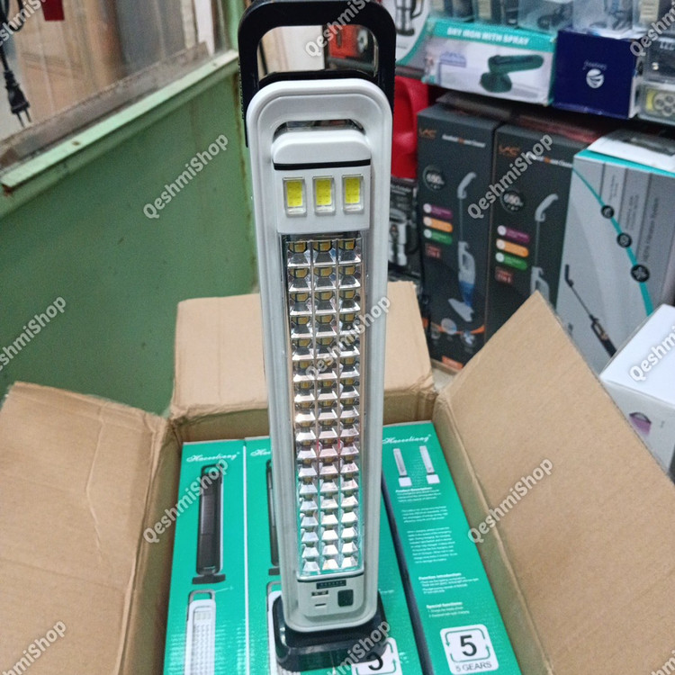 چراغ شارژی خورشیدی مدل HEL-6889T باتری 3000 میلی آمپر لیتیوم یون مدل:new kanada011521