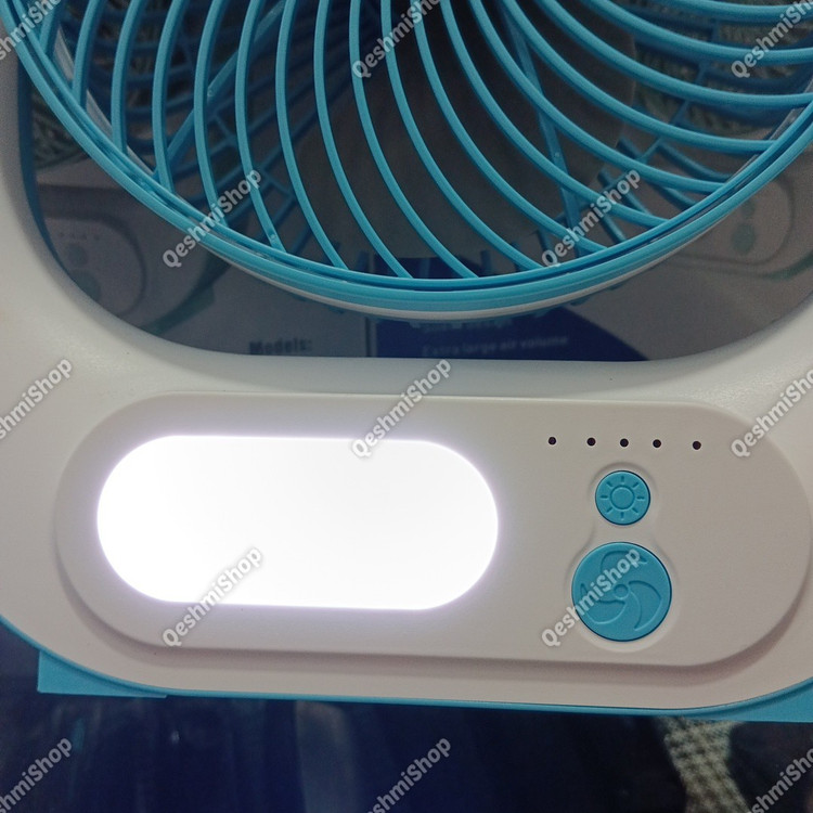 پنکه رومیزی شارژی دیپکینگ چراغ دار مدل Deepking DK-125 مدل:new kanada011521