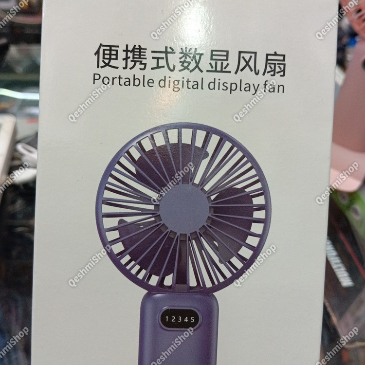 پنکه دستی و پایه دار شارژی پنج سرعته مدل GS03 همراه خنک و قابل حمل برای هر لحظه مدل:new kanada011521