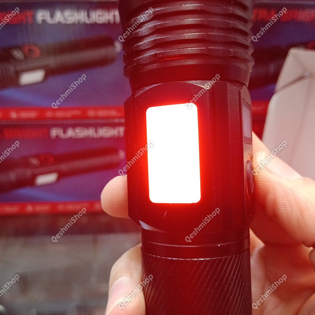 چراغ قوه حرفه ای BCT-BRIGHT مدل BCT-6528 نور متمرکز، شارژی، طراحی مقاوم مناسب سفر و نگهبانی مدل:new kanada011521