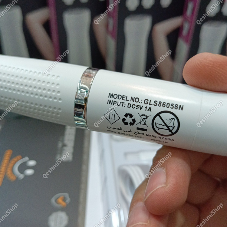 شیور (موزن) زنانه 4 کاره جیپاس GLS86058N صورت بدن ابرو شارژی مدل:new kanada011521