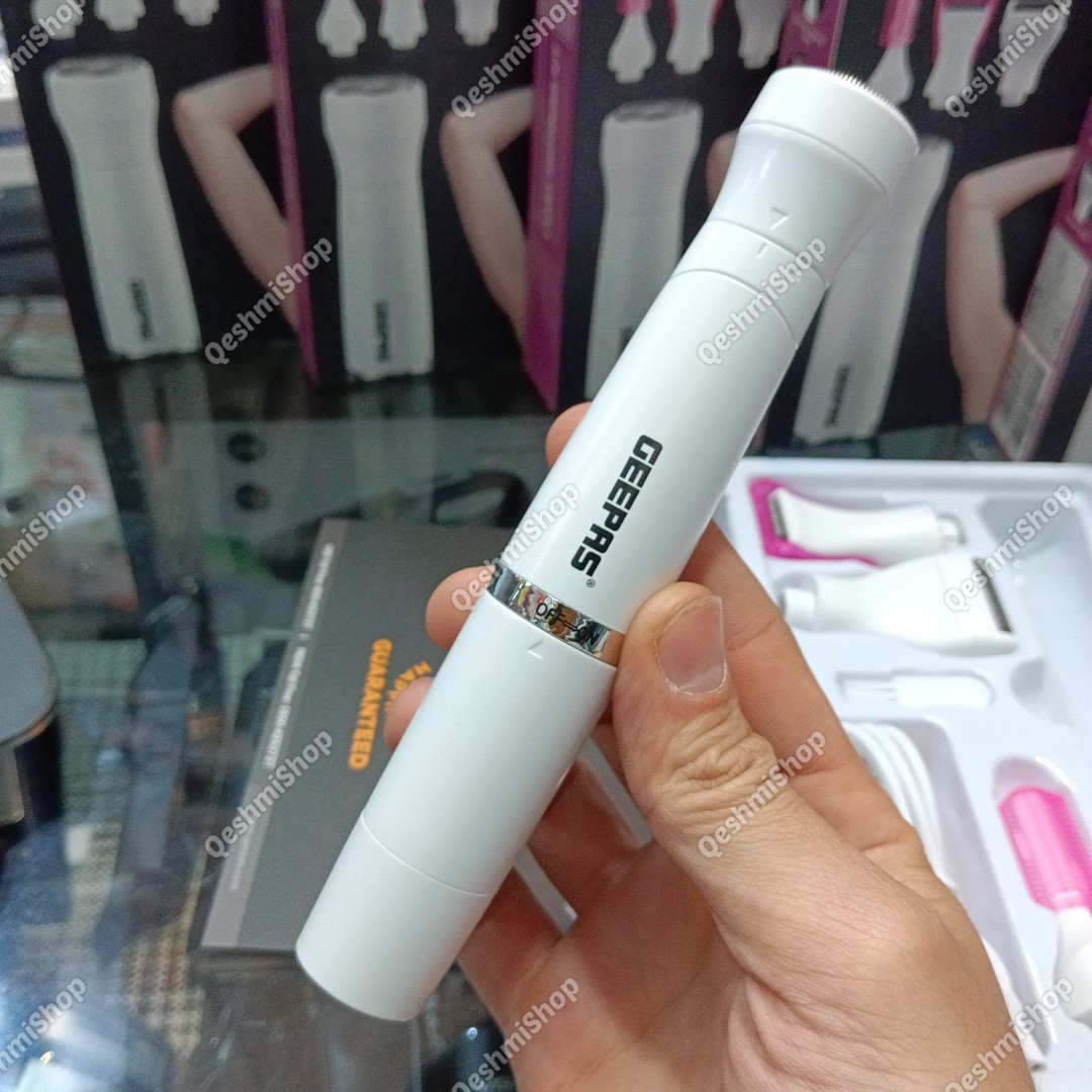 شیور (موزن) زنانه 4 کاره جیپاس GLS86058N صورت بدن ابرو شارژی  مدل:new kanada011521