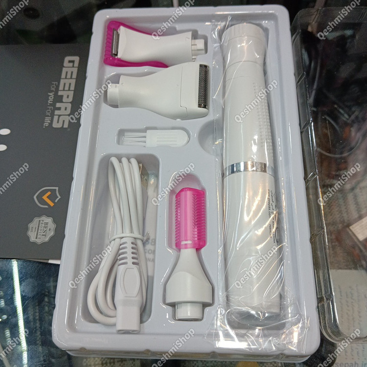 شیور (موزن) زنانه 4 کاره جیپاس GLS86058N صورت بدن ابرو شارژی مدل:new kanada011521