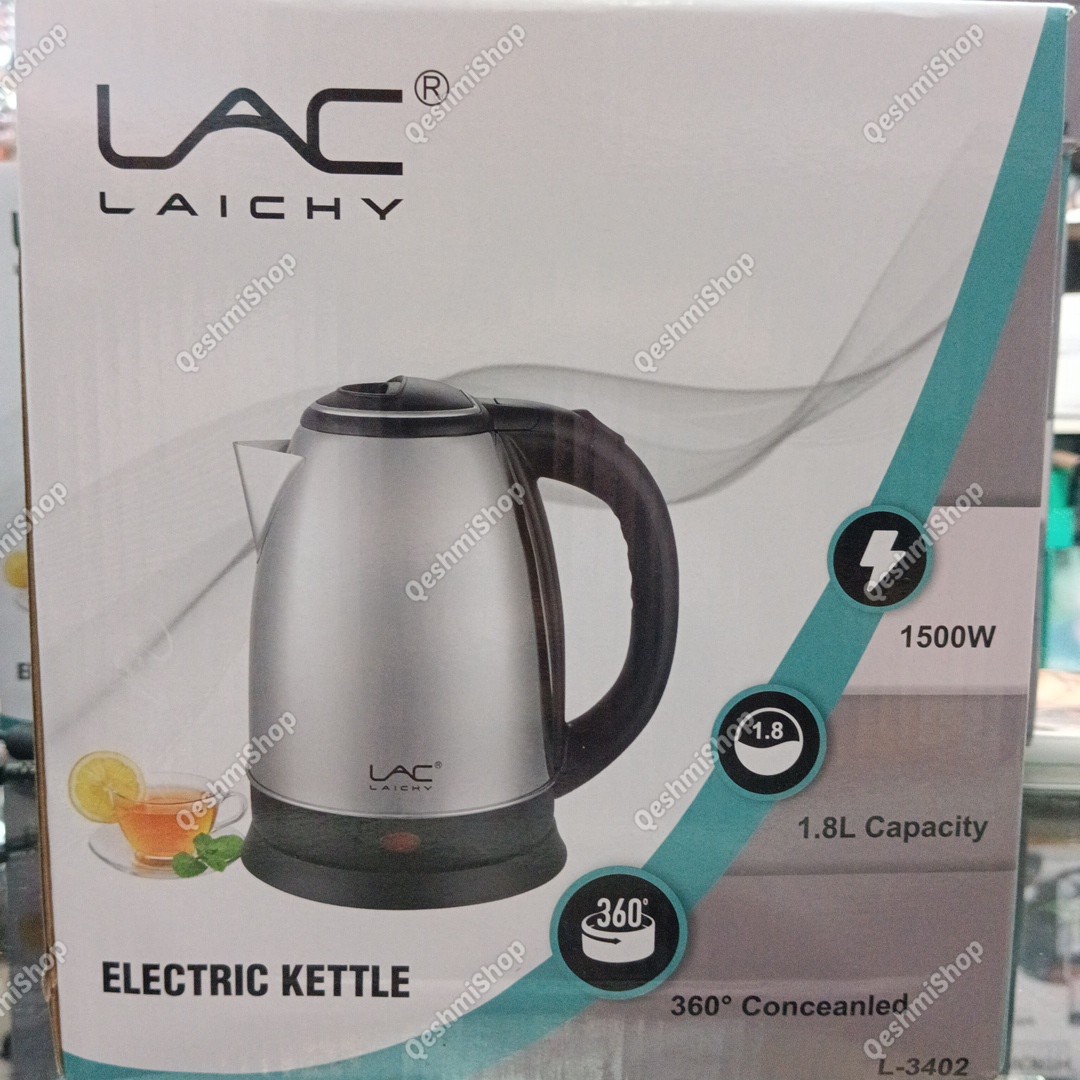 کتری برقی 1.8 لیتر لایچی LAC LAICHY مدل L.3402 مدل:new kanada011521