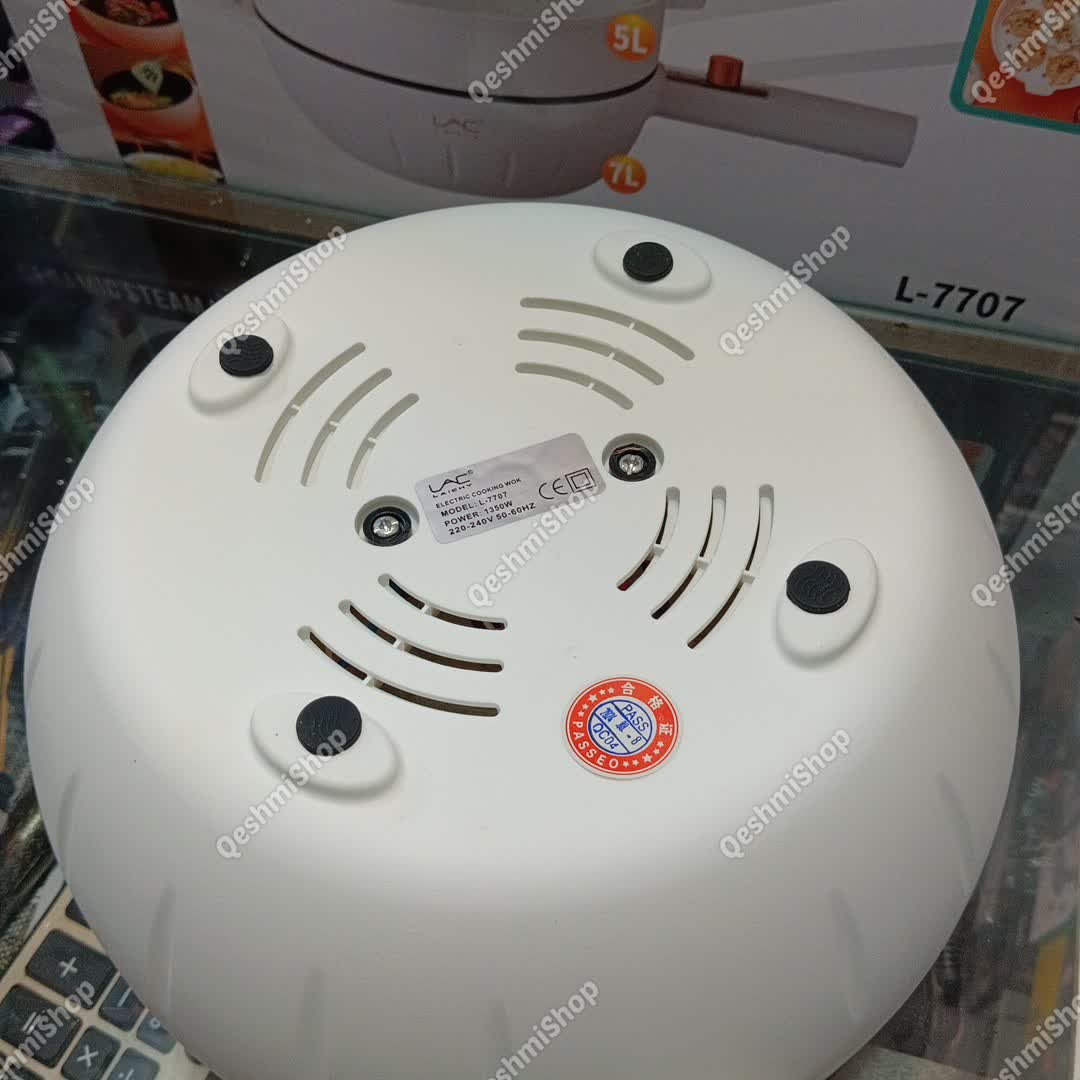 ماهیتابه بخارپز برقی چند منظوره لایچی LAICHY مدل L-7707 مدل:new kanada011521