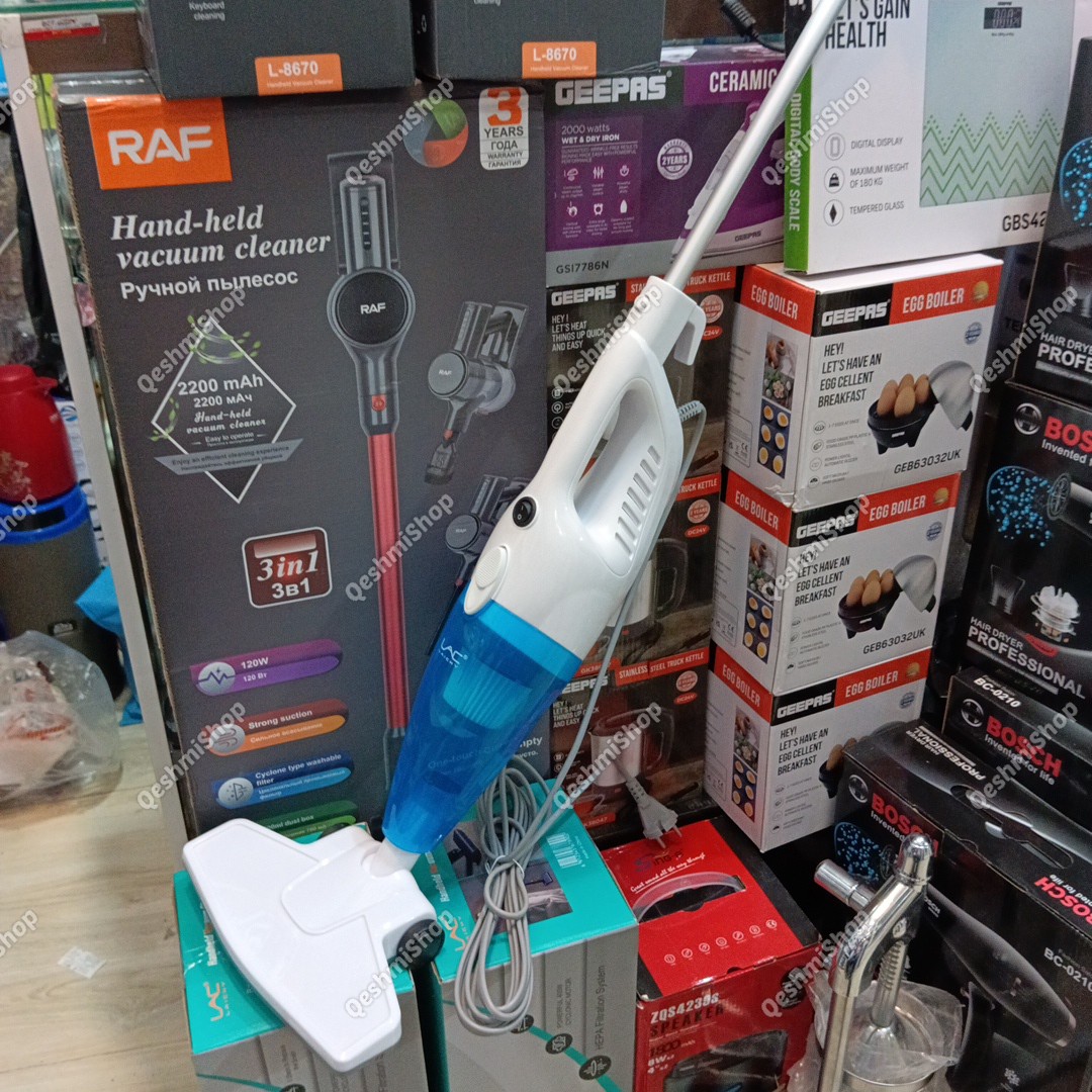 جارو برقی دستی 650 وات لایچی LAICHY مدل L-8670 جارو دسته عصایی پرتابل مدل:new kanada011521