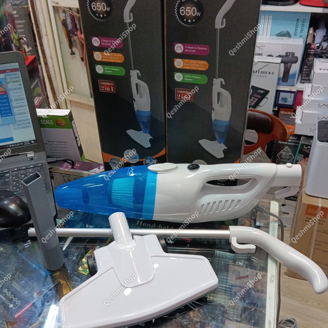 جارو برقی دستی 650 وات لایچی LAICHY مدل L-8670 جارو دسته عصایی پرتابل مدل:new kanada011521