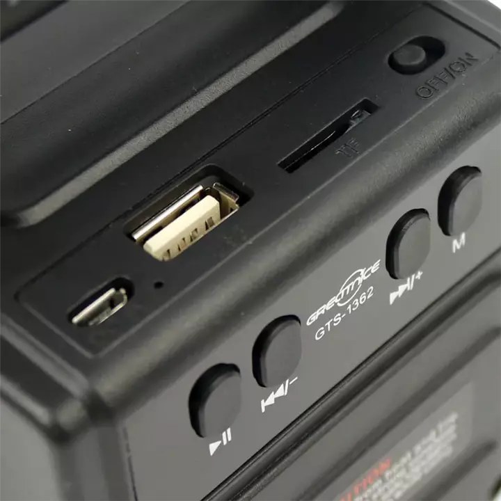 اسپیکر بلوتوثی گریت نایس مدل GTS-1362 مدل:new kanada011521