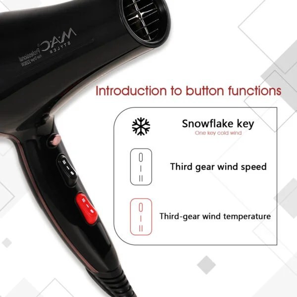 سشوار مک استایلر M.A.C STYLER مدل MC-6687A مدل:new kanada011511