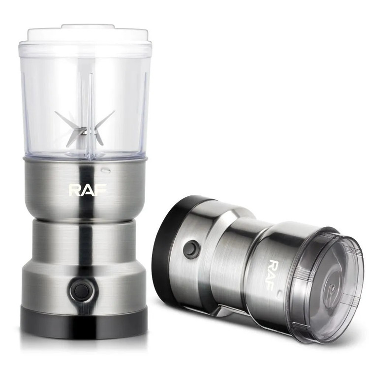 آسیاب تر و خشک 2 در 1 راف مدل RAF R.7126 مینی مخلوط کن و آسیاب ادویه 300 وات مدل:new kanada011511