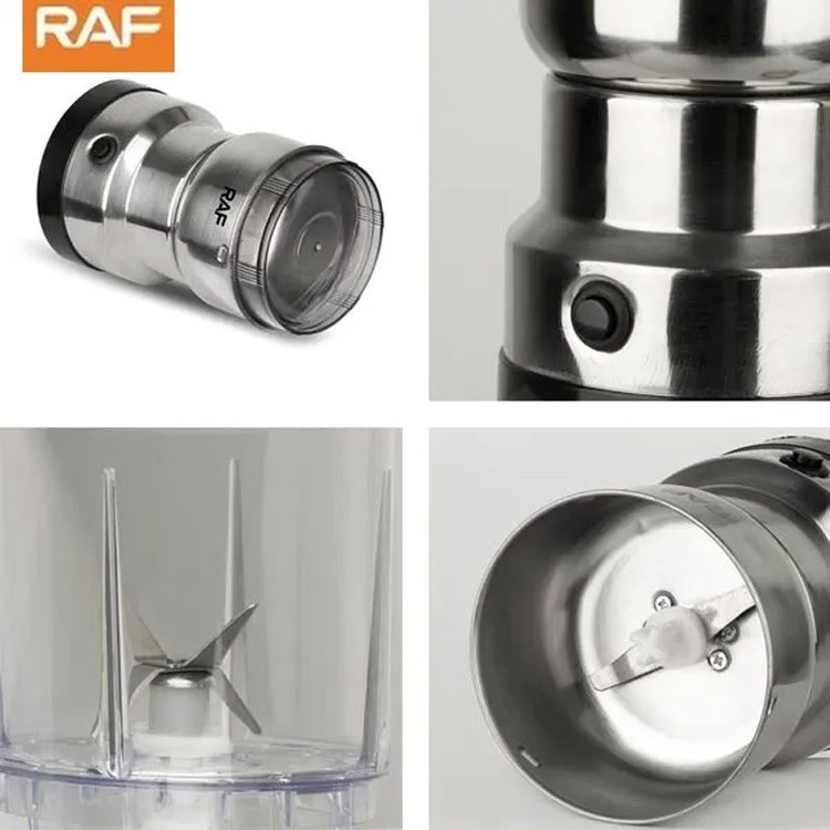 آسیاب تر و خشک 2 در 1 راف مدل RAF R.7126 مینی مخلوط کن و آسیاب ادویه 300 وات مدل:new kanada011511