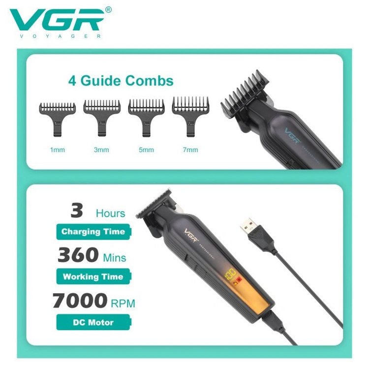 ماشین اصلاح سر و صورت وی جی آر مدل V-930 مدل:new kanada011511