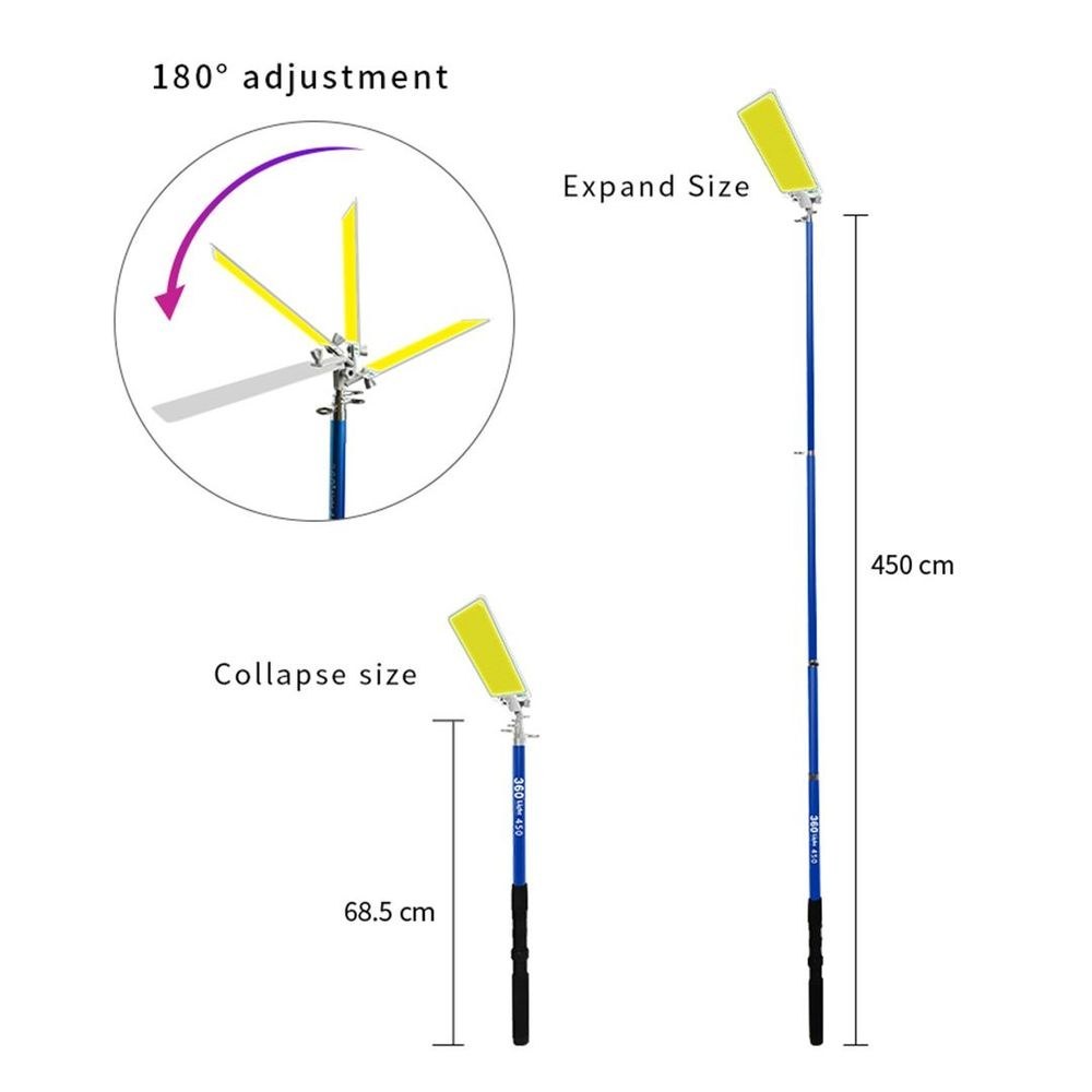 چراغ 800 وات کمپینگ فضای باز 5متری OUTDOOR MULTIFUNCTION LIGHT مدل DEEPKING DK-03COB مدل:new kanada011511