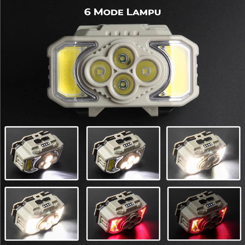 چراغ پیشانی مدل bright headlights HX-815 مدل:new kanada011511