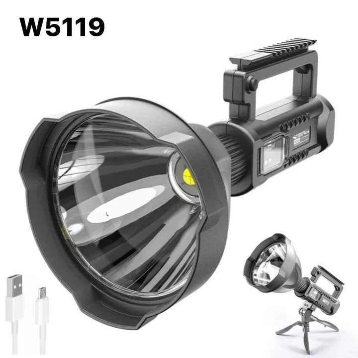 چراغ قوه قدرتمند مدل W5119 همراه سه پایه   مدل:new kanada011511