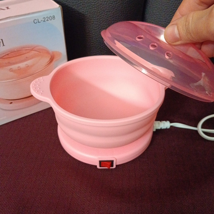 دستگاه شمع وکس سیلیکونی تاشو مسافرتی مدل Wax Boiling Bowl CHAO LAI CL-2208 مدل:new kanada011511