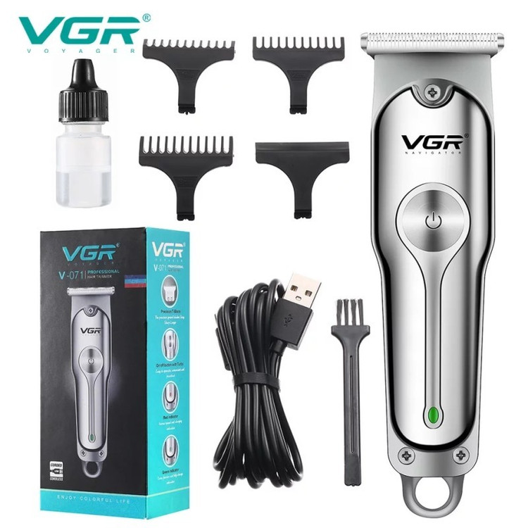 ماشین اصلاح موی سر و صورت وی جی ار مدل V 071 VGR V-071 HAIR TRIMMER مدل:new kanada01418