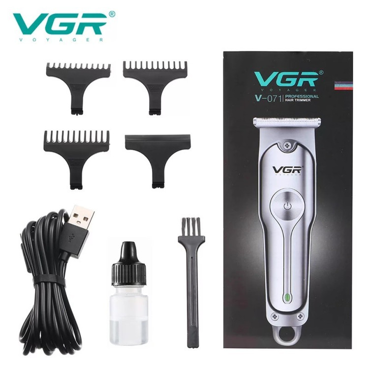 ماشین اصلاح موی سر و صورت وی جی ار مدل V 071 VGR V-071 HAIR TRIMMER مدل:new kanada01418