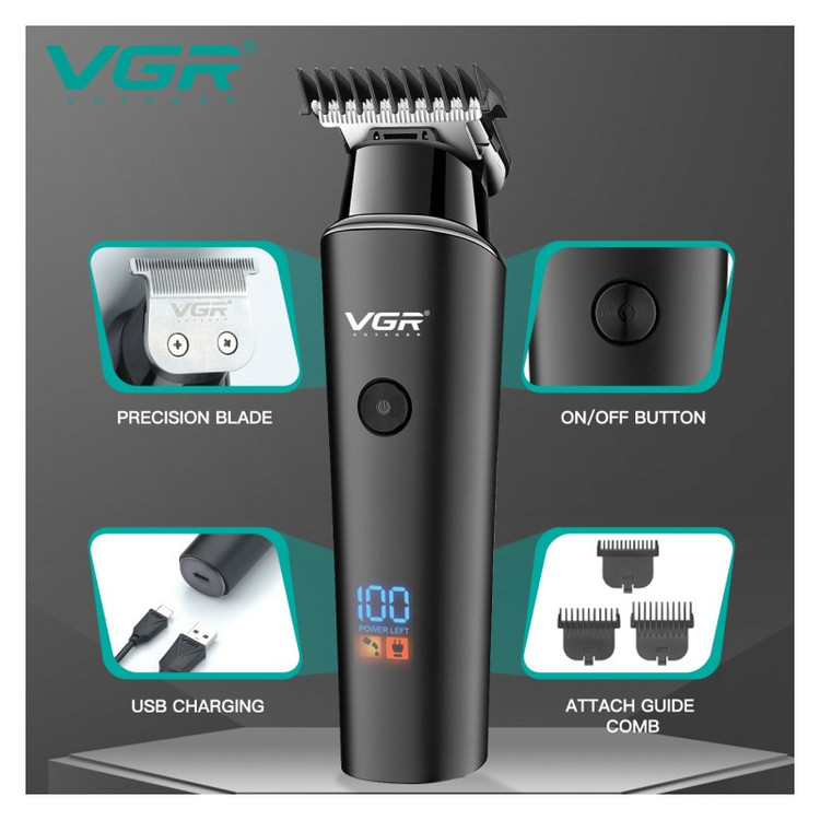 ماشین اصلاح VGR سر و صورت شارژی وی جی آر مدل 937 VGR V-937 HAIR TRIMMER مدل:new kanada01418
