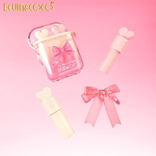 رژ لب ایرپادی دارای رژ مایع و رژ جامد فونچارم چارم بگ آویز زیبا کیوت فانتزی پینترستی مدل:new kanada01418