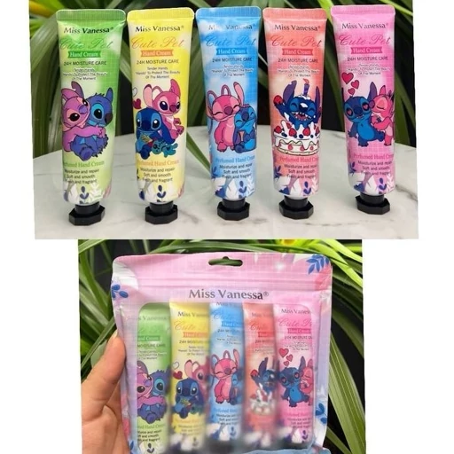 کرم دست استیج آبرسان کیوت صورتی و خرگوشی فانتزی گوگولی 30 گرمی کوچک کیفی مدل:new kanada01415