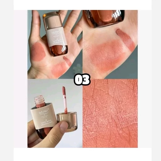 رژ لب و رژ گونه خمیری مخملی پینترستی پیگمنت بالا کیفیت عالی با رنگ نود و گوشتی مدل:new kanada01414