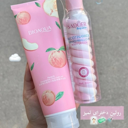 کرم دست لوسیون بدن مارشمالو پاستیلی رایحه ملیح خوردنی شاداب کننده و سفید کننده پوست روشن کننده جوانساز آبرسان نرم کننده مدل:new kanada01414