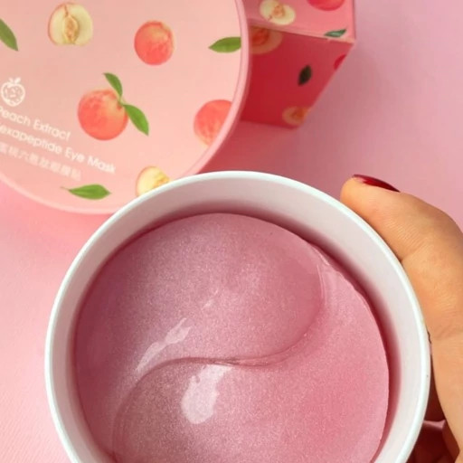 ماسک ورقه ای هلو پچ زیر چشم هلو روشن کننده آبرسان جوانساز مرطوب کننده خنک کننده دور چشم شاداب کننده آبرسان مدل:new kanada01412