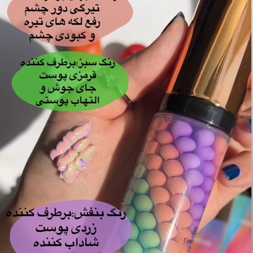 پرایمر رنگین کمانی باکیفیت پوشاننده لک جوش و منافذ پوستی بدون ماسیدگی پوشانندگی کامل و یکدست نچرال مدل:new kanada01319