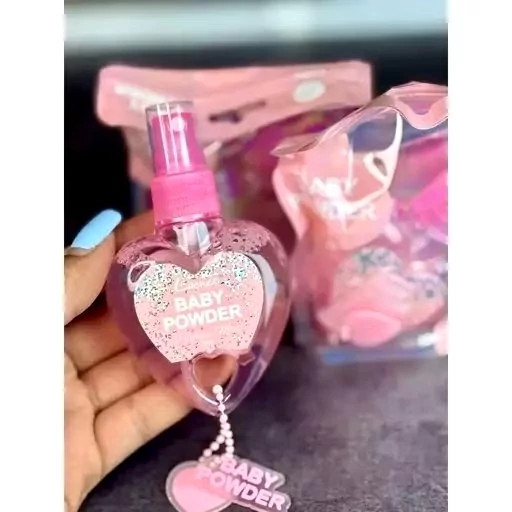ادکلن بی بی قلبی پینترستی ترین رایحه بهشتی فوق العاده خوشبو و ماندگار کیوت و فانتزی عطر بیکینی بچه مدل:new kanada01319