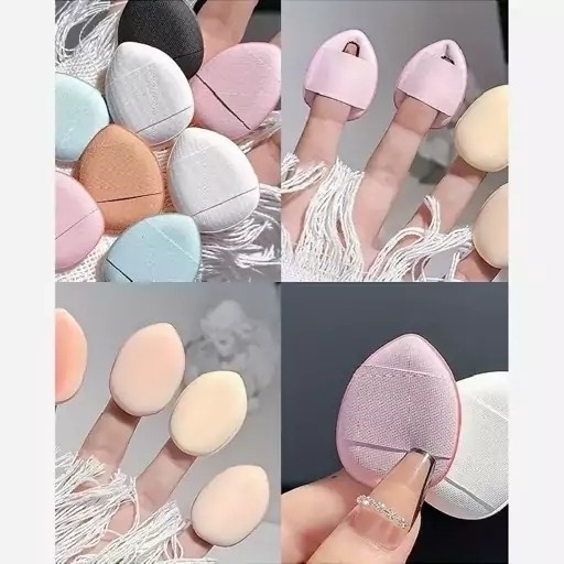 پد انگشتی (اسفنج آرایشی) نانو برای کرم پودر و کانسیلر فانتزی مدل:new kanada1276