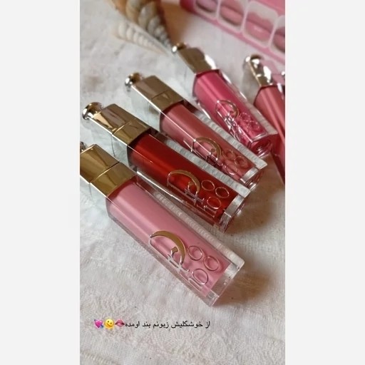 برق لب (لیپگلاس) شیشه‌ای شاین ریز فانتزی خوشبو مناسب هدیه  مدل:new kanada1654