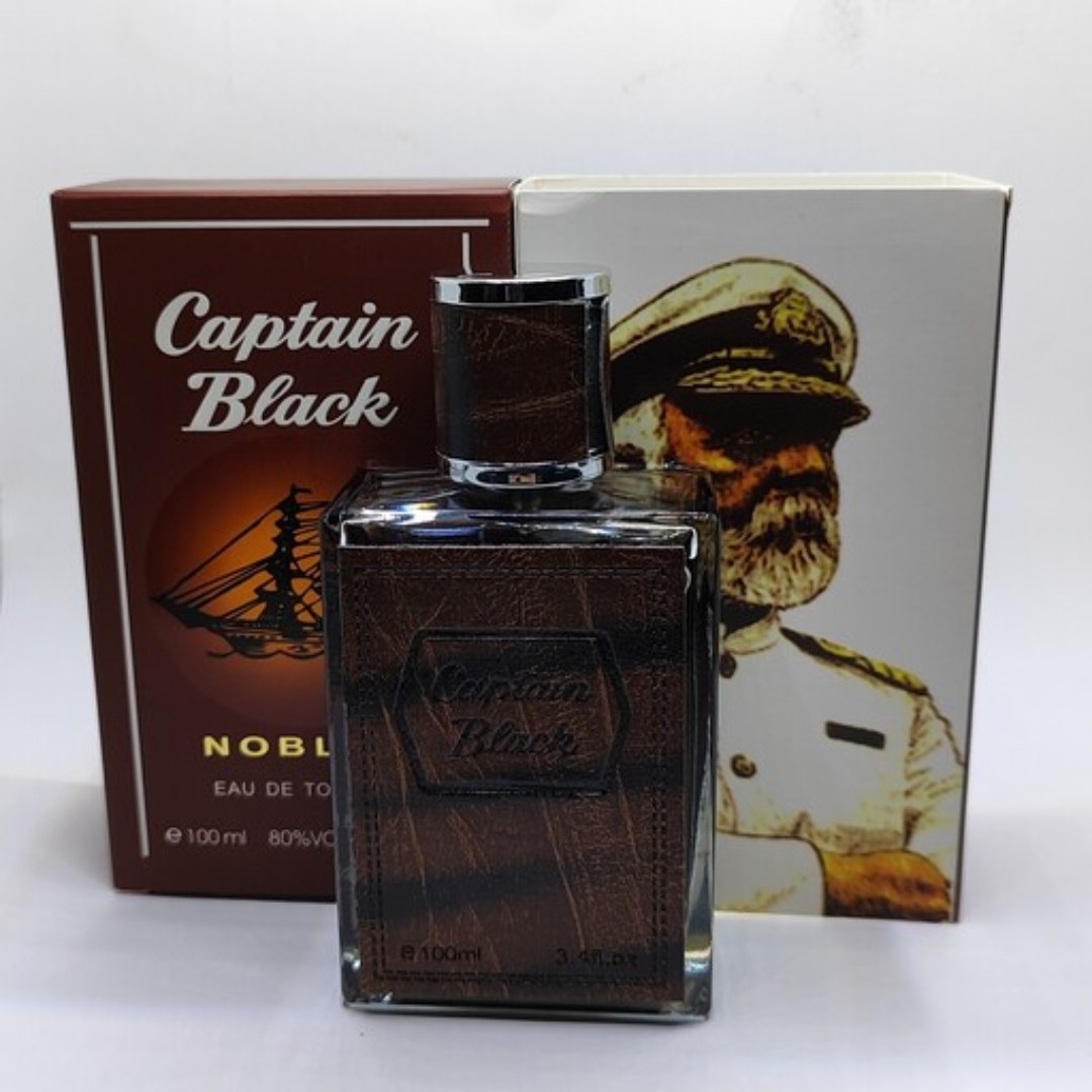 ادکلن کاپیتان بلک (CAPTAIN BLACK) 100 میل گرم شیرین زنانه مردانه  مدل:new kanada1654