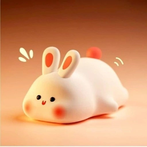 چراغ خواب نرمالو شارژی تغییر رنگ (فانتزی، کیوت، سیلیکونی) مدل:new kanada5689
